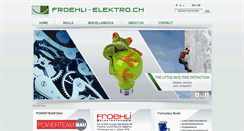 Desktop Screenshot of froehli-elektro.ch